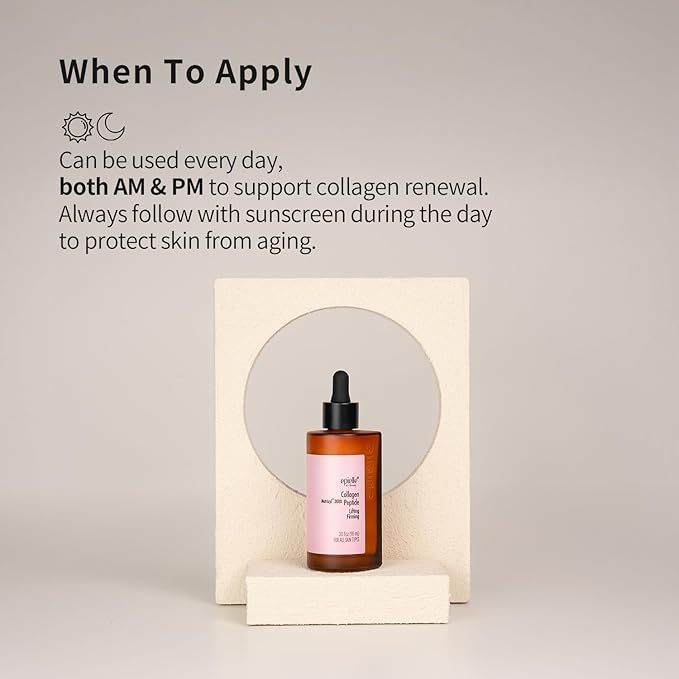 Epielle Complex Niacinamide 10% + Peptides Serum 3 fl.oz, Glowing and Firming Formula for Uneven Tone & Enlarged Pores, Anti-Aging for Face, Korean Skin Care (Collagen + Peptides Serum)