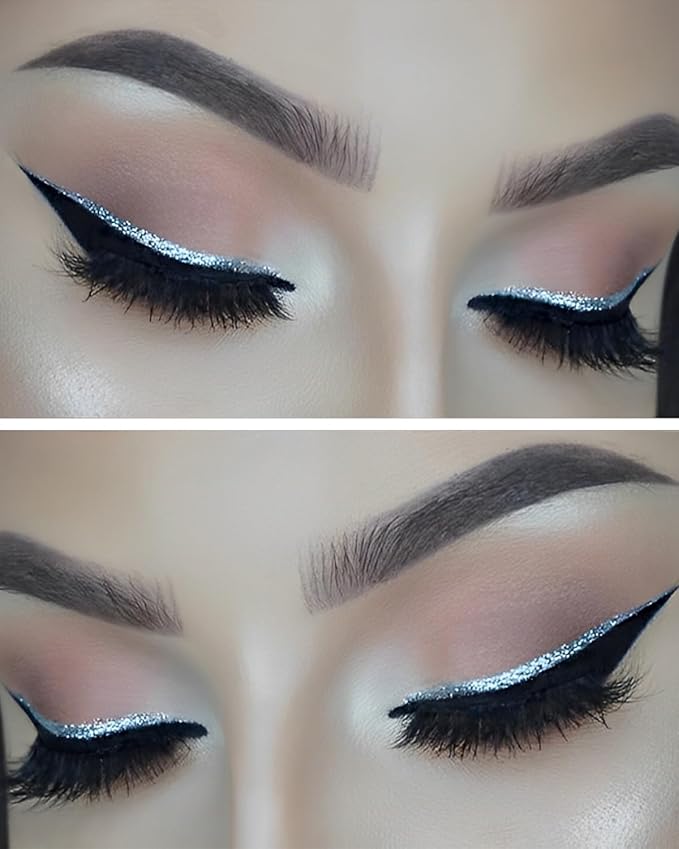 Eyeliner Brush Fine Angled - EIGSHOW PRO Precision Gel Liner Brush with Silver Ion Bristles - Ultra Thin - Vegan & Cruelty-Free (E835MP)