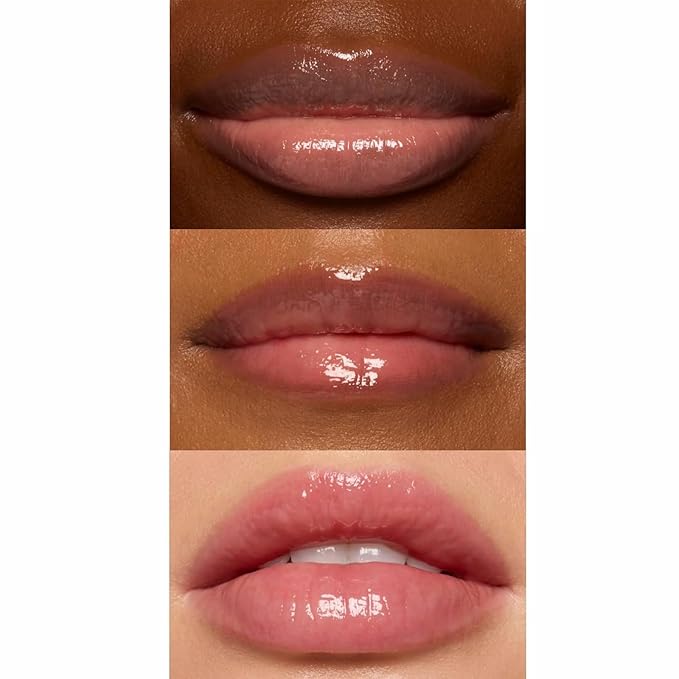 Deep Hydrating Lip Butter Balm | Plump & Nourish with Shea Butter, Vitamin E, Peptides & Hyaluronic Acid | Vegan, Non-Sticky, Anti-Aging Lip Treatment Care (Sheer Pink-Unscented)