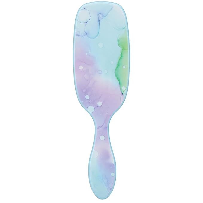 Wet Brush Shine Enhancer Color Wash Splatter, Paddle Hair Detangler Brush with Ultra-Soft Intelliflex Bristles, Infused With Natural Argan Oil, Shiny & Smooth, Wet or Dry, For All Hair Types