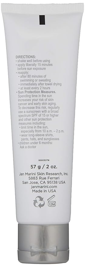 Jan Marini Skin Research Physical Protectant Tinted SPF 45 - Daily Face Protectant Product - Tinted SPF Facial Sunscreen - Sunscreen Aids Against Visible Wrinkles - Light to Medium Skin Tones - 2 oz