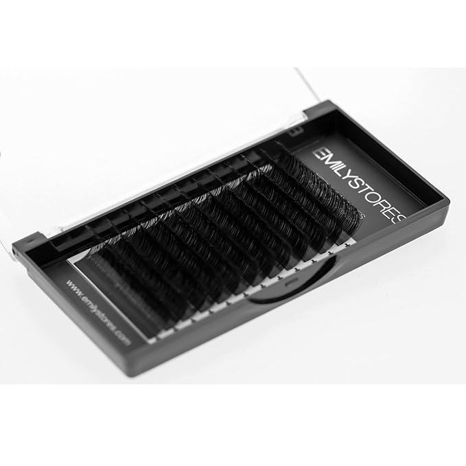 Eyelash Extensions 0.15mm Thickness C Curl 8mm Length Individual Volume Natural Eyelashes For Lash Extensions(0.15,C,8mm)