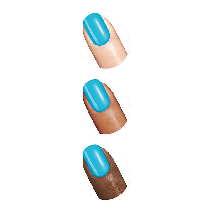 Sally Hansen Miracle Gel™, Miami Ice, Long Lasting, Gel-Like Formula, No UV Lamp Needed, Blue Nail Polish