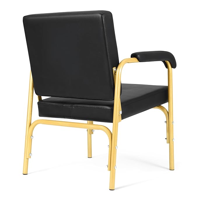 Artist hand Shampoo Chair for Salon Reclinng Salon Chair Barber Chair Hair Stylist Chair Auto Recline Chairs Shampoo Spa Beauty Equipment(Gold)