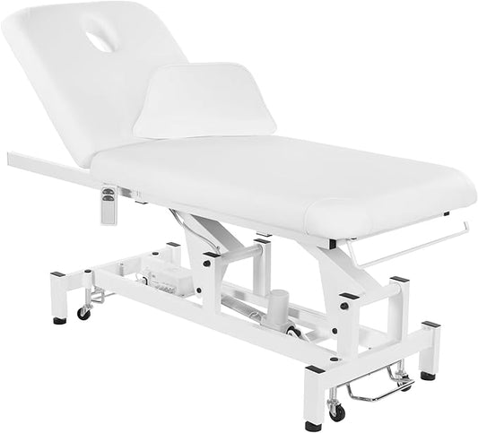 SKINACT Bliss Electric Spa Facial Treatment Table for Medical spa (White)