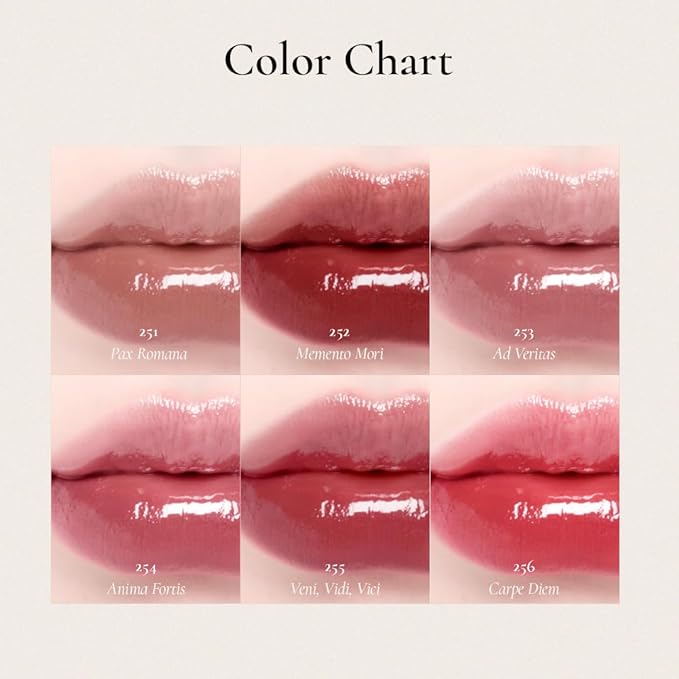 DINTO Blur-Glowy MINI Lip Tint (253 Ad Veritas) - Glossy Finish, Hydrating, Long Lasting, Lightweight Texture, Non-Sticky, Vegan & Cruelty-Free, Korean makeup (11 colors)