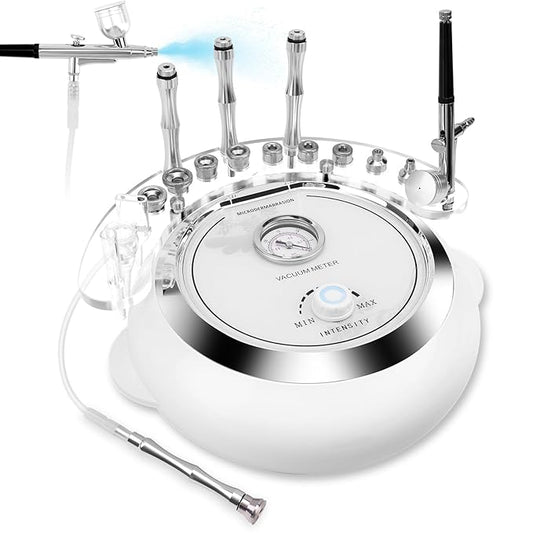 3 in 1 Diamond Machine, TopDirect Facial Skin Care Salon Equipment Beauty Device with Spray Gun (Strong Suction Power: 65-68cmhg)