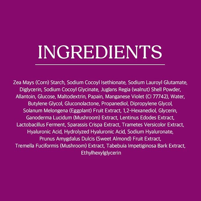 Papa Recipe Eggplant Enzyme Powder Cleanser – Triple Exfoliation with AHA, BHA, PHA – Low pH Korean Skincare Face Wash for Sensitive Skin