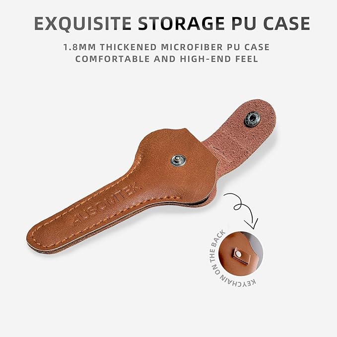 20mm Precision Butterfly Tweezers for Beard, Eyebrows, Facial & Ingrown Hair - Wide Tip, Stainless Steel - Hair Removal Tool with Anti-Slip Slot & Case - for Men & Women