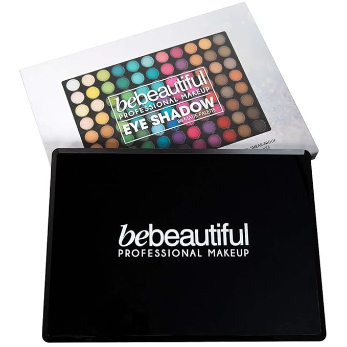 ForPro Professional Collection Bebeautiful Professional Makeup Eyeshadow with Applicators, 88-Color Palette, Matte