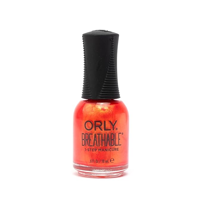 Orly Melting Point Nail Polish Collection | GoldenOrange Shimmer | Long-Wearing, Full Coverage Formula with Gripper Cap | Vegan & Cruelty-Free (Erupt To No Good)