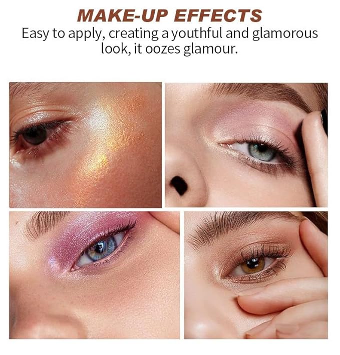 12 Colors Nude Eyeshadow Palette Travel Size Makeup, Matte Shimmer Eye Makeup, Naturing-Looking, High Pigmented Blush Eyebrow Kits, Big Artist Neutral Makeup Palette for Face Cosmetics (01)