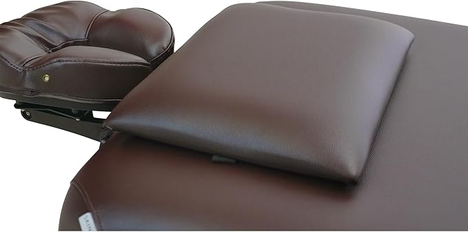 SKINACT Milo 3.0 Motor (with Independent Leg Adjustment) Electric Massage & Facial Bed/Table with Face Cradle Dark Brown