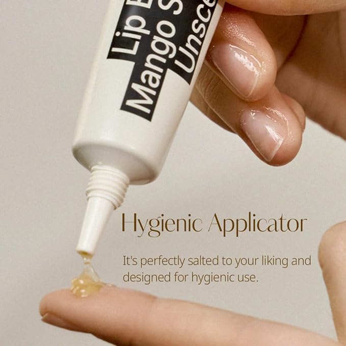 hetras Mango Seed Butter Lip Essence | Fragrnace Free Intense Hydration & Overnight Lip Mask for Soft, Glossy Lips | Daily Lip Treatment Jelly Balm for Dry Lips, 0.44 oz. 2 Pack