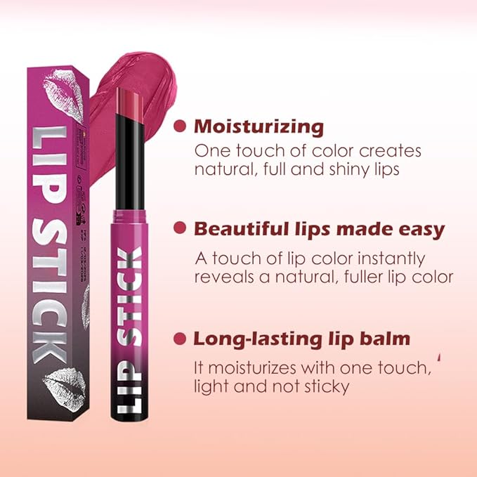 4Pcs Matte Lipstick Crayon Set for Women, Neutral Lip Stick Pencil 24 Hour Long Lasting Waterproof, Non-Drying Hydrating Formula Lip Gloss Makeup, Vegan & Cruelty-Free, 02