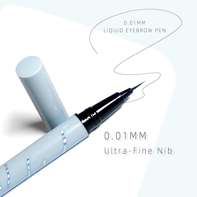 Ultra-fine Waterproof Eyebrow Pen - Lift & Snatch Liquid, 5 Colors, Dark Brown, Long Lasting Smooth Soft Eye Brow, Brown Eyeliner, Natural Tint (1-Taupe)