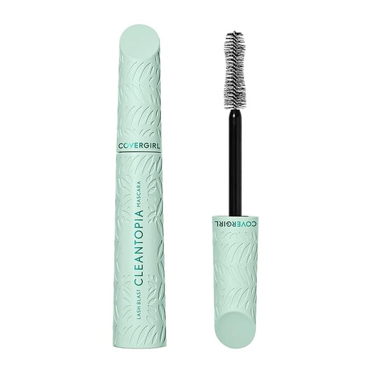 Covergirl Lash Blast Cleantopia Mascara, Volumizing, Smudge-Proof, Vegan Formula, Black Brown 810, 1 Count