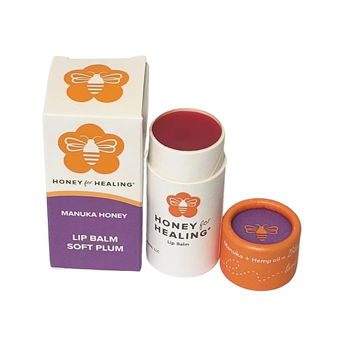 Lip Balm Moisturizer with Manuka Honey Plum)