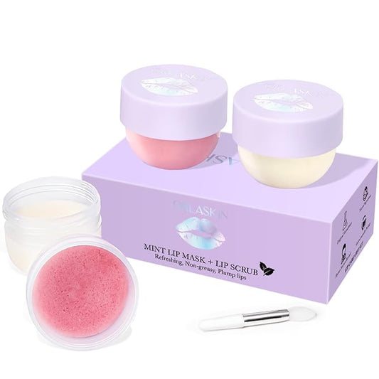 Lip Mask & Lip Scrubber Exfoliator Flavor）