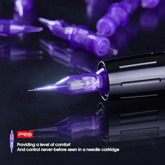 Mast Pro Tattoo Cartridges 20Pcs Disposable Needles Curved Magnum (1025RM)