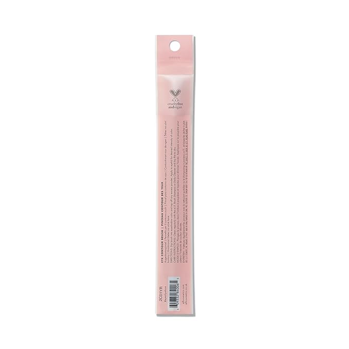 e.l.f. Eye Contour Brush, Absorbent Brush With Soft, Synthetic Bristles For Providing Extra Definition, Vegan & Cruelty-Free