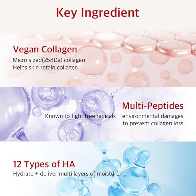 Collagen Flex Repair Mask, 20-Use Value Pack, 3-Minute Hydration & Elasticity Boost, Eco-Friendly Wash-Off Cream, Pore Minimizing & Skin Refining, Korean Skin care, 1.67 Fl Oz