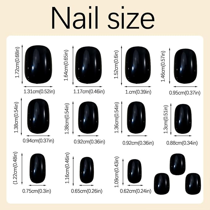 576Pcs short Press on Nails Solid Color Fake Nails Full Cover Squoval False Nails 24 Color Glossy Acrylic Glue on Nails Reusable Square Artificial Stick on Nail for Women Manicure