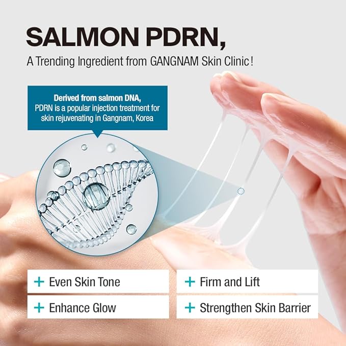 Rejunol Mucin PDRN Facial Cream 6.76 floz - 91.5% Snail Mucin Moisturizer with Hyaluronic Acid & Panthenol I Korean Skin Care I Face Moisturizer for Women | Salmon DNA