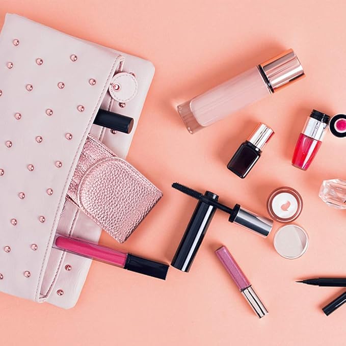 Eyebrow Tweezer Set, 4 Pcs Professional Stainless Steel Tweezers for Women, Precision Tweezer for Facial Hair, Splinter and Ingrown Hair Removal（Rose Gold）