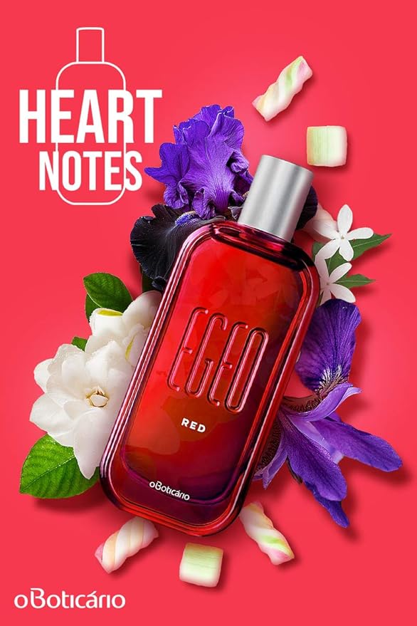 O Boticário Egeo Red Eau de Toilette Womens Long Lasting Perfume | Spicy & Fruity Perfumes for Women (3 fl. oz.)