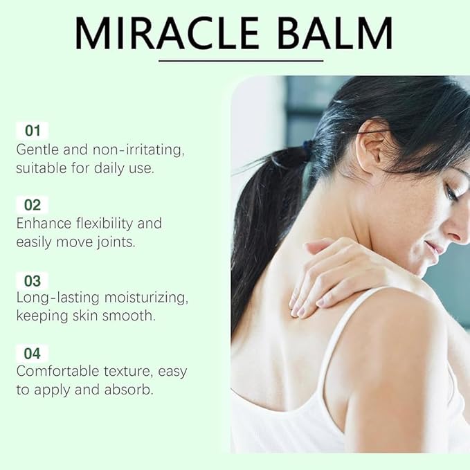 Miracle Balm, Organic Miracle Balm, Natural Ingredients, Relaxed and Comfortable for Legs, Arms, Back（2 pcs） AA