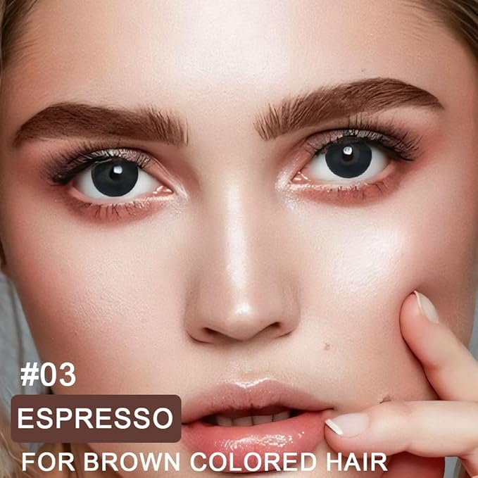 Kaely Eyebrow Gel Waterproof,Longwear Tinted Eye Brow Mascara,Eyebrow Color Makeup kit,maquillaje gel para cejas a prueba de agua,Long Lasting Eyebrows Vegan cosmetics,03 Espresso