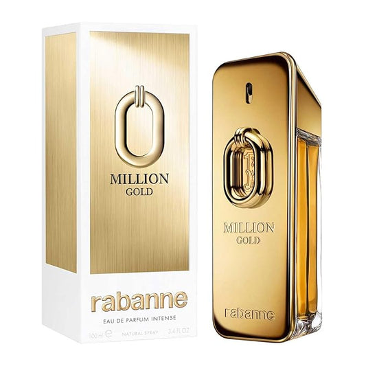 Paco Rabanne Million Gold Intense Eau De Parfum Spray for Men, 3.4 Ounce