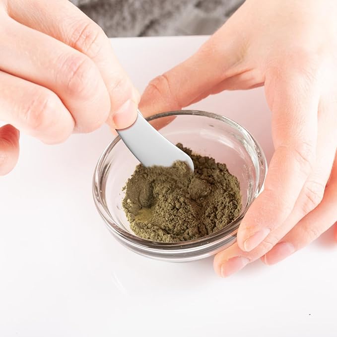 minkissy Makeup Spatula Small Metal Cosmetic Spatula Stainless