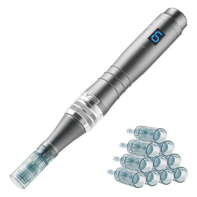 Derma Roller Pen for Women Men, Microneedles Pen Derma Roller kit- 0.25 mm