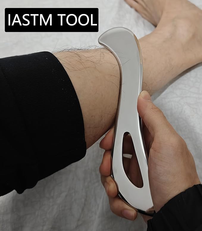 4 in 1 Stainless Steel Muscle Scraper Tools Set,Gua Sha Massage Scraper Scraping Tool Physical Therapy (4PCS Set)