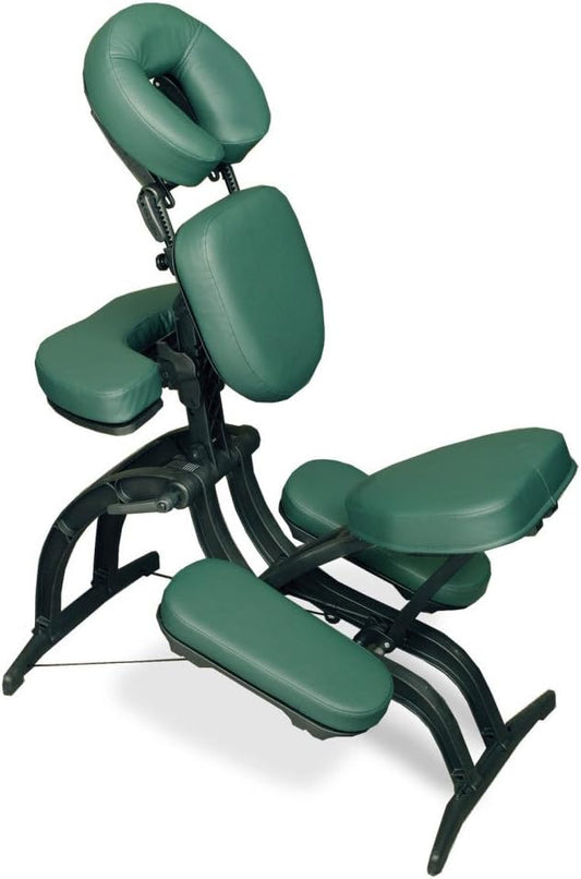 EARTHLITE Portable Massage Chair AVILA II - Premium Folding Spa/Massage/Tattoo Chair incl. Rolling Carry Case