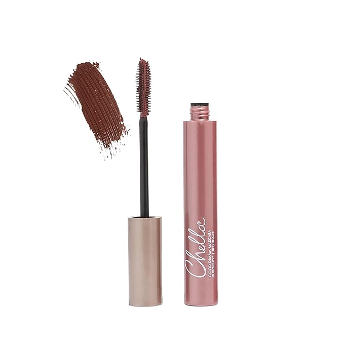 Chella Good Drama Vegan Mascara, 0.33 Fl. Oz (Burgundy)