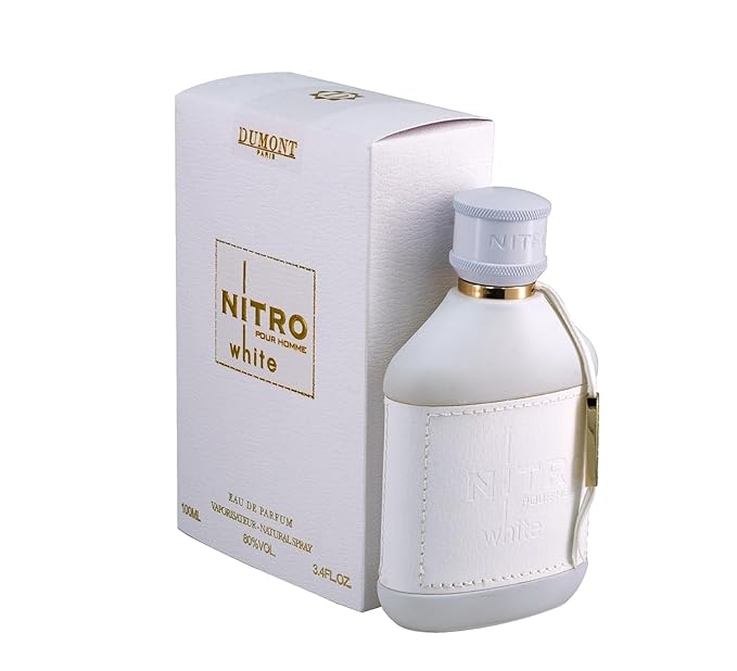 Nitro White Eau De Parfum - Clean Fresh Signature Scent - 3.4 Fl Oz