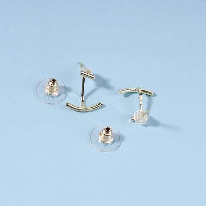 Boho Bar Ear Jacket Earrings Gold Stick Studs Earrings Minimalist Geometric Earrings Bar Ear Crawlers Earrings Jewelry for Women and Girls