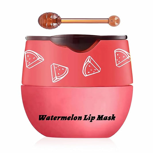 Watermelon Sleeping Lip Mask,Bee Lip Balm Care(Watermelon)