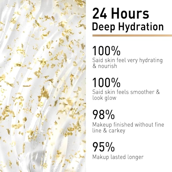 CATKIN Face Makeup Primer Base Ultra Hydrating Essense Natural Glow Finish for Dry Skin Blur Pores Infused with Black Truffle Serum & Hyaluronic acid Translucent Oil Free Formula