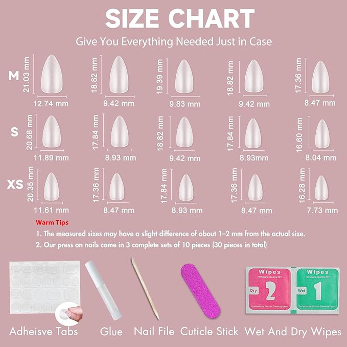 KQueenest Press On Nails Short - Vibrant Royal Blue Press On Nails Almond Shape, Glitter Cat Eye Fake Nails with Nail Glue, Reusable Cute Bright Gel Glue On Nails with Color-Shifting Glow, 30 Pcs