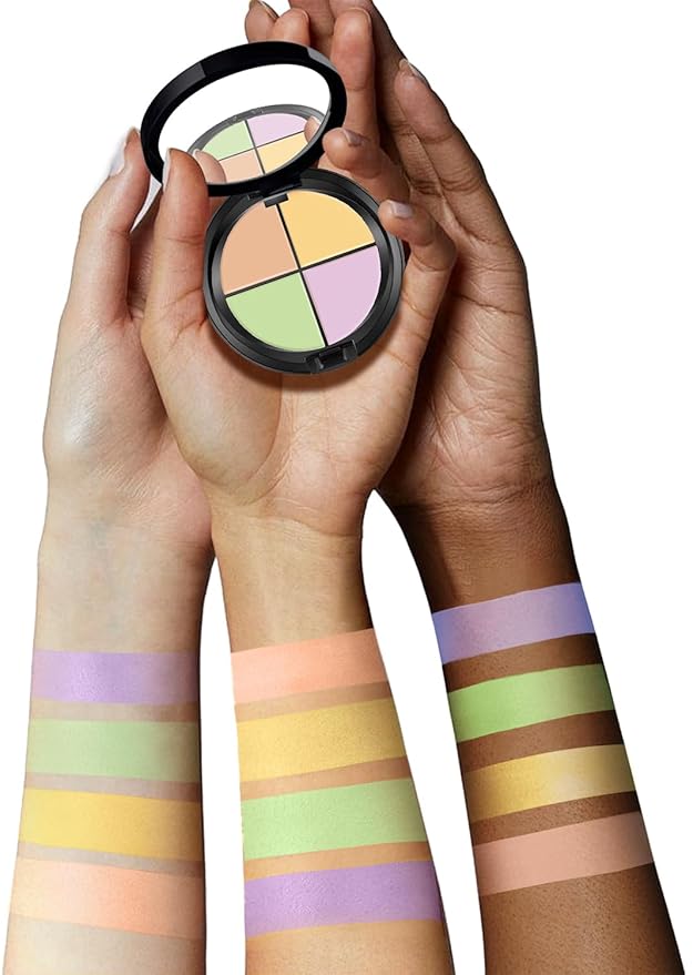 AMIIR Color Correcting Concealer Cream Full Coverage Professional Makeup Palette Flawless Face Contour, Corrector
