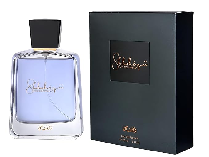 RASASI Shuhrah For Men - Eau de Parfum 90ML (3 Oz), Premium Arabian Perfume for Men, The Ultimate Men Perfumes With A Bold And Long-Lasting Fragrance For Special Occasions & Everyday Elegance