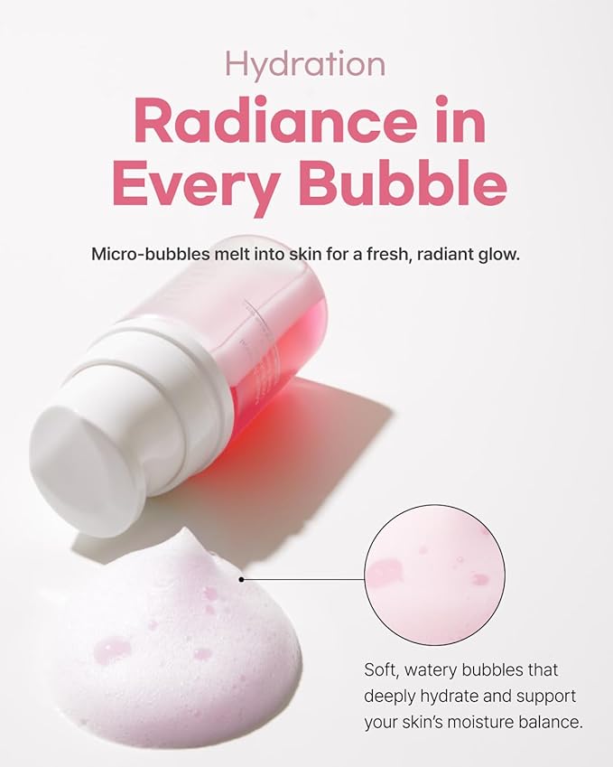 Mucin Mineral Vita Bubble First Essence Duo with Micro-Bubble Formula and 2-in-1 Toner Serum, Korean Beauty for Glass Skincare, 60 ml x 2 – Hydrating Firming Cream, Best Glow Up Essentials