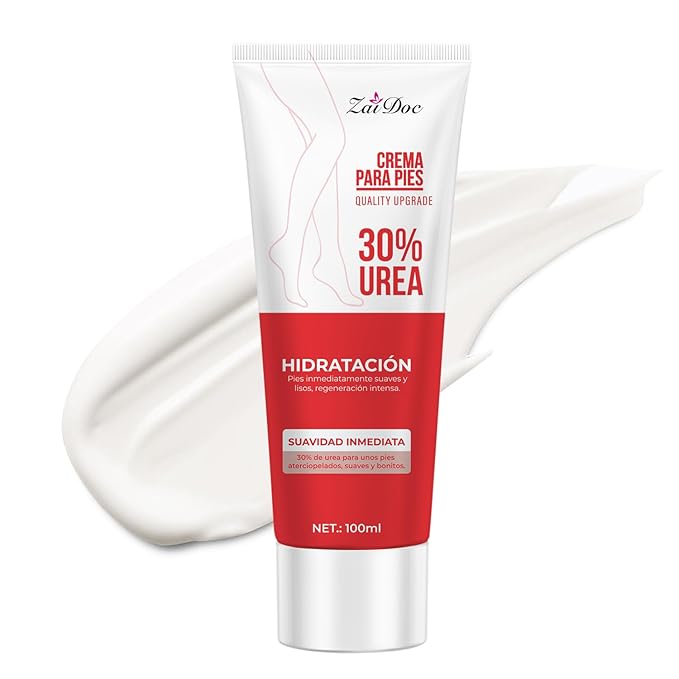 Urea Cream 30 Percent for Feet 3.38 oz, Foot Cream and Hand Cream Maximum Strength with Hyaluronic Acid, Aloe Vera for Deep Moisturizes, Callus Remover