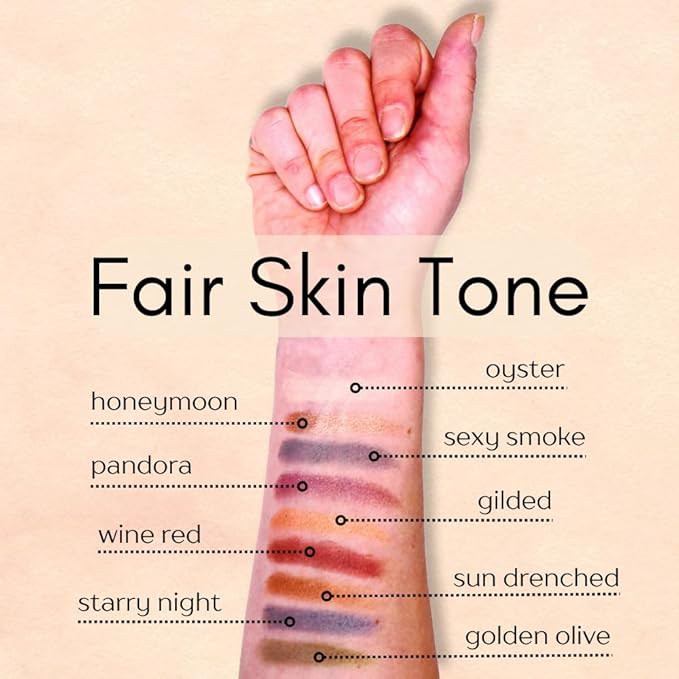 Pandora Purple Plum Dark Shimmering Eggplant Pressed Powder Single Vegan Eyeshadow; Talc, Paraben & Cruelty Free