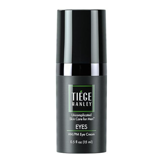 Tiege Hanley Eye Cream for Men, Morning and Night Under Eye Cream With Hyaluronic Acid and Vitamin B3, Helps Reduce the Look of Dark Circles and Puffiness, Anti Aging Men’s Skin Care, 0.5 Oz