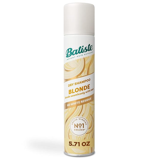 Batiste Dry Shampoo for Blonde Hair, Refresh Hair and Absorb Oil Between Washes, Waterless Shampoo for Added Hair Texture and Body, 5.71 oz